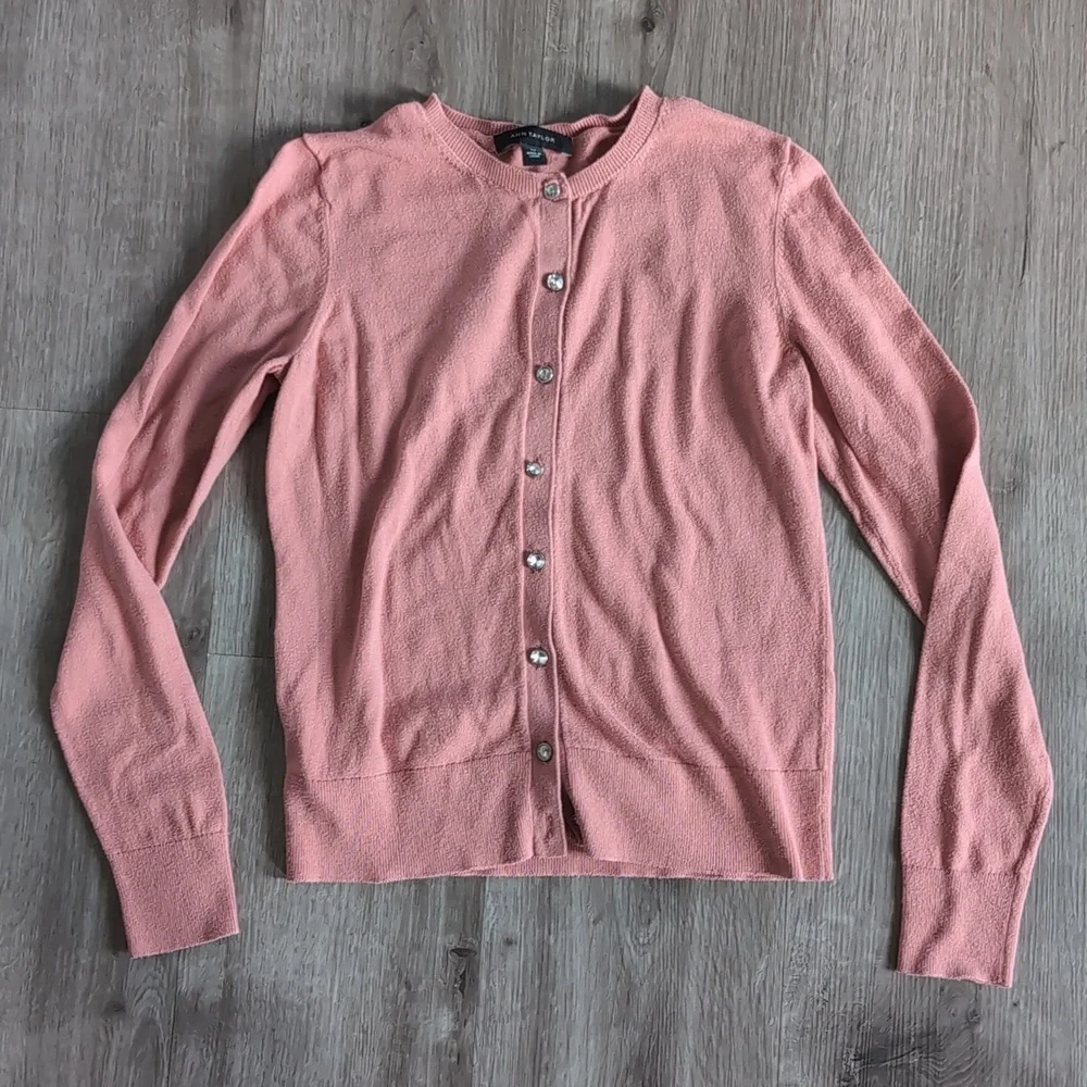 Ann Taylor Burgundy and Pink Sweater Set (2 Items) - Picture 5 of 7